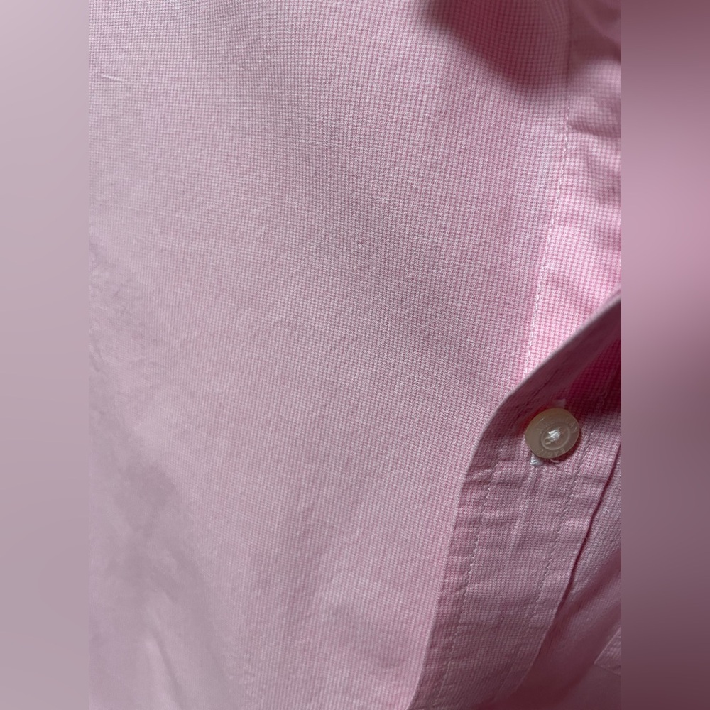 American Eagle Outfitters Pink Button Down Shirt Men's XXLarge Long Sleeve Logo - Picture 4 of 8